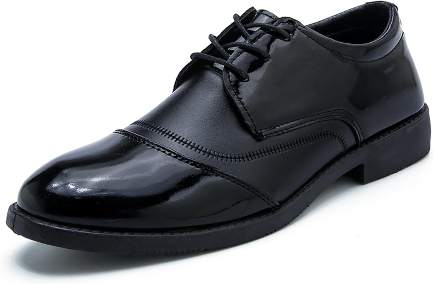 Мужские повседневные туфли с верхом на шнуровке, классические туфли с острым носком для делового и формального стиля из кожи, с лакированной отделкой и глянцевой поверхностью Kpdwfms, черный
Мужские повседневные туфли с верхом на шнуровке, классические туфли с острым носком для делового и формального стиля из кожи, с лакированной отделкой и глянцевой поверхностью Kpdwfms, черный