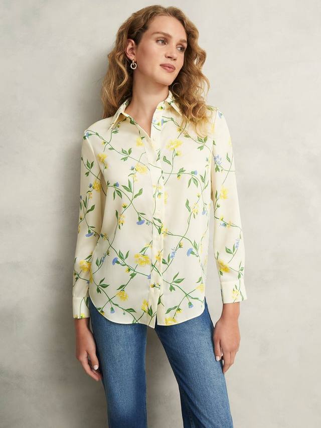 Рубашка в цветочек от дарби Hobbs, цвет Buttercream
Рубашка в цветочек от дарби Hobbs, цвет Buttercream