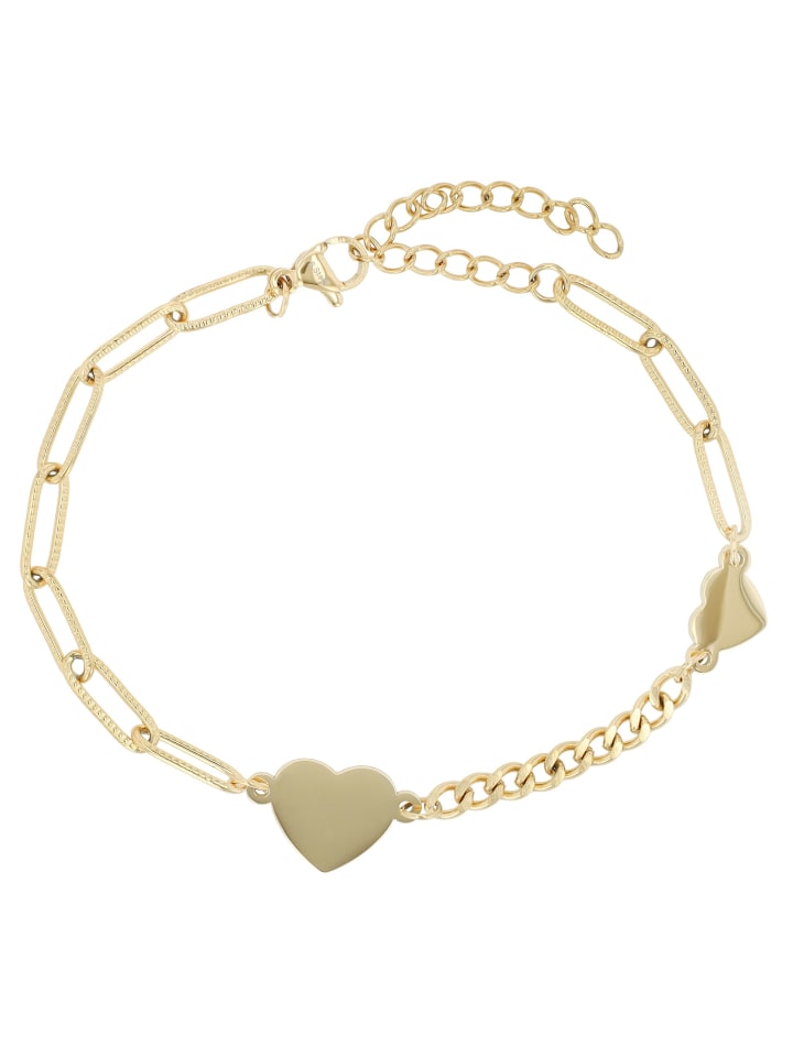 Adeliás Женский браслет в форме сердца из нержавеющей стали, 18 см, золотой
Adeliás Женский браслет в форме сердца из нержавеющей стали, 18 см, золотой