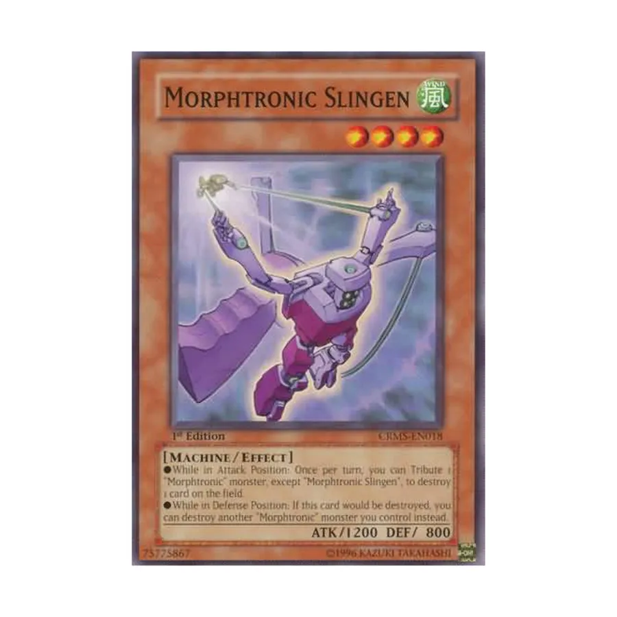 CCG Морфтроник Слинген (Общий), Yu-Gi-Oh - Crimson Crisis - Singles
CCG Морфтроник Слинген (Общий), Yu-Gi-Oh - Crimson Crisis - Singles