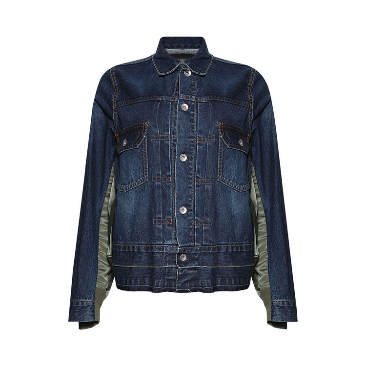 Куртка Sacai Denim x Nylon Twill Jacket Blue, синий
Куртка Sacai Denim x Nylon Twill Jacket Blue, синий