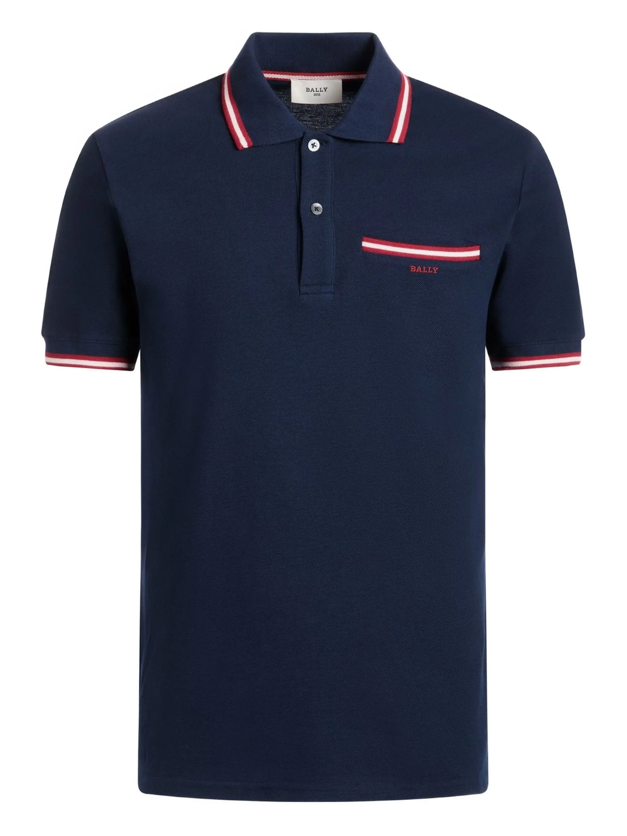Рубашка поло из ткани пике Bally, синий
Рубашка поло из ткани пике Bally, синий