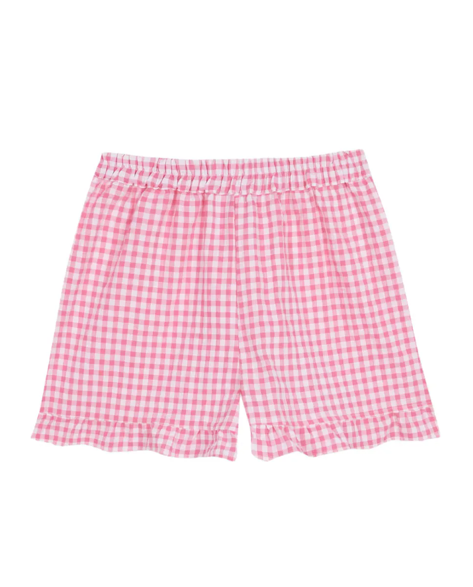 Короткие женские пижамные штаны в клетку Bohodot, розовый
Короткие женские пижамные штаны в клетку Bohodot, розовый