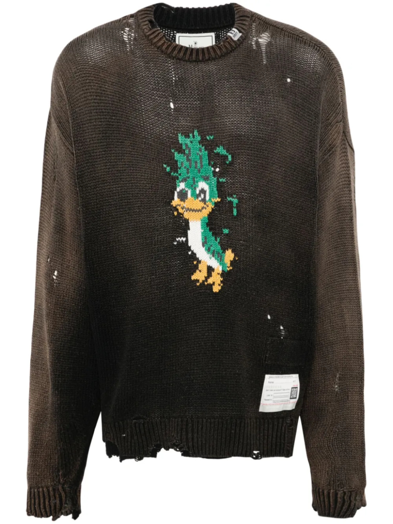 Свитер Maison MIHARA YASUHIRO с потертостями, коричневый
Свитер Maison MIHARA YASUHIRO с потертостями, коричневый