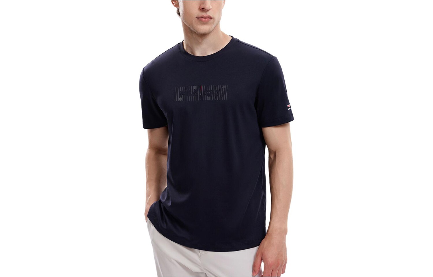 Футболка мужская темно-синяя Fila, цвет Legend Blue
Футболка мужская темно-синяя Fila, цвет Legend Blue