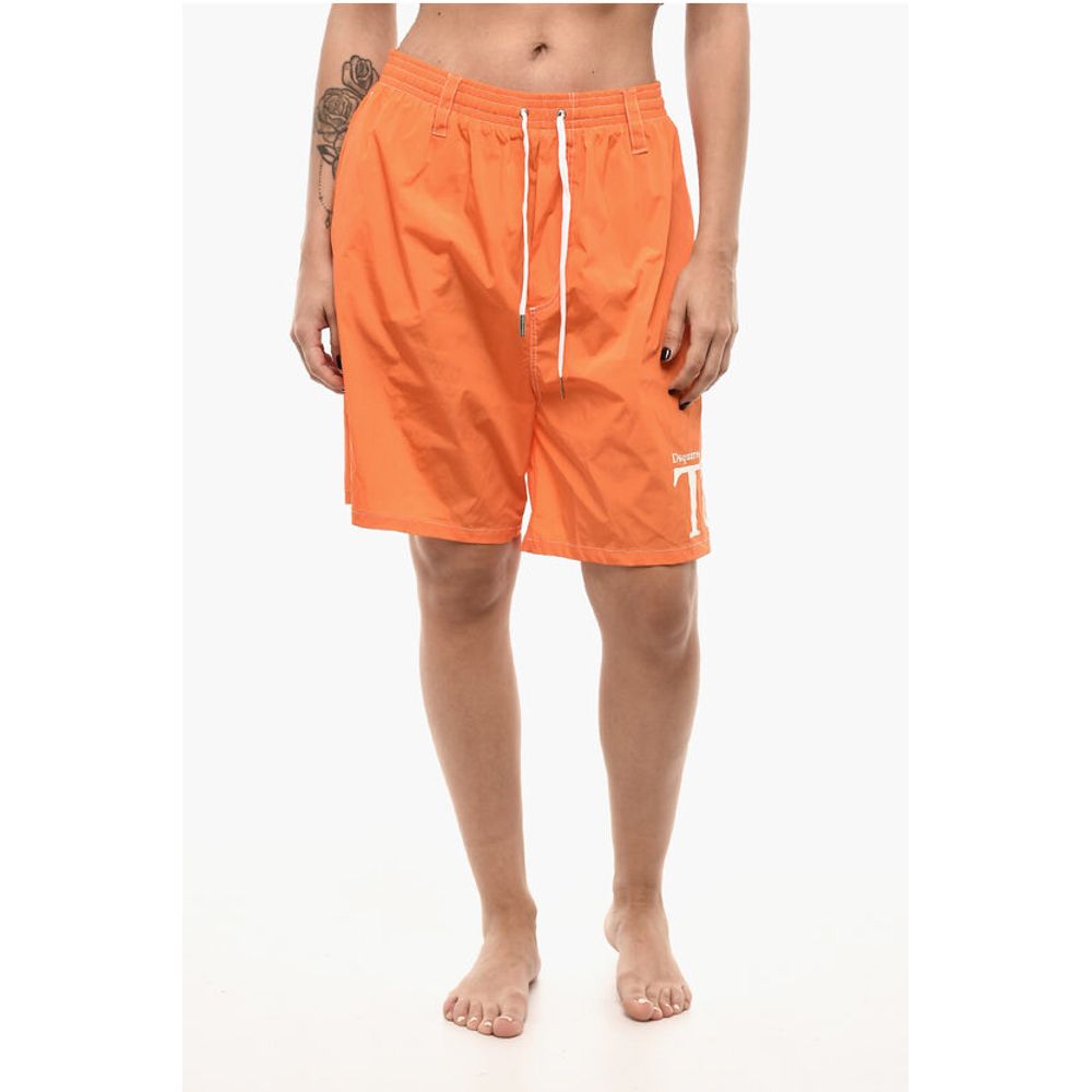 Купальник-плавки с завязками и логотипом Dsquared2, Orange 
Купальник-плавки с завязками и логотипом Dsquared2, Orange