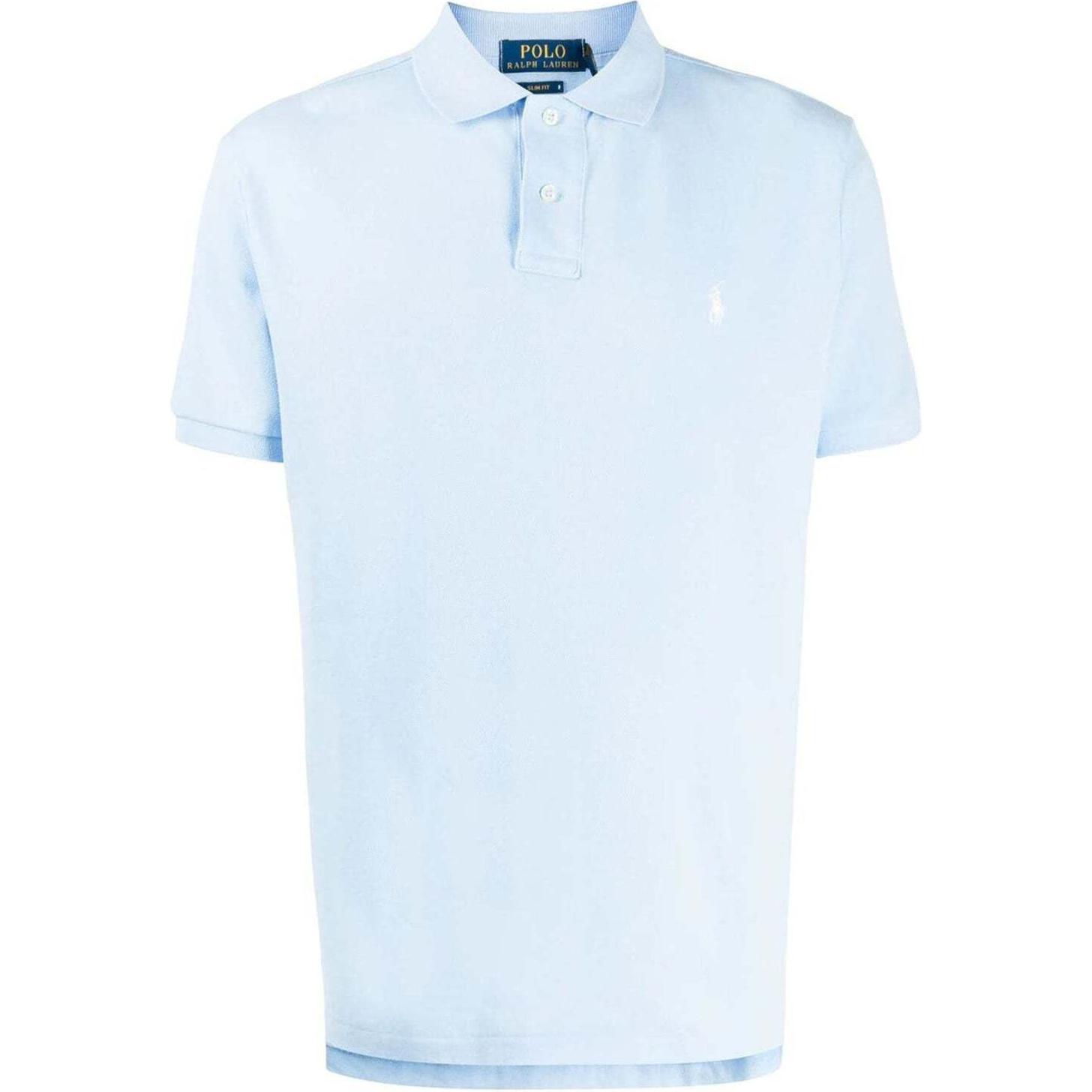 Футболка поло с коротким рукавом и вышитым логотипом Polo Ralph Lauren, светло-голубая
Футболка поло с коротким рукавом и вышитым логотипом Polo Ralph Lauren, светло-голубая