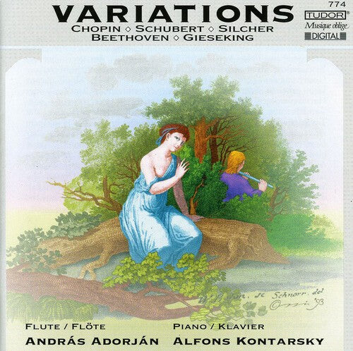 CD диск Beethoven / Schubert / Adorjan / Kontarsky: Variations for Flute 
CD диск Beethoven / Schubert / Adorjan / Kontarsky: Variations for Flute