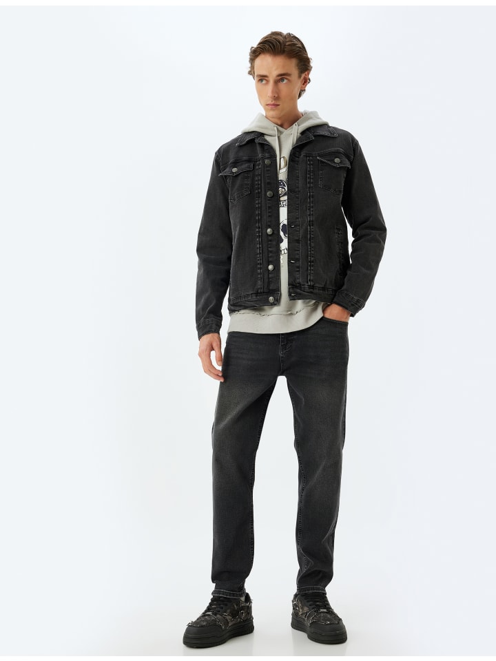 Джинсовая куртка KOTON, черный
Джинсовая куртка KOTON, черный