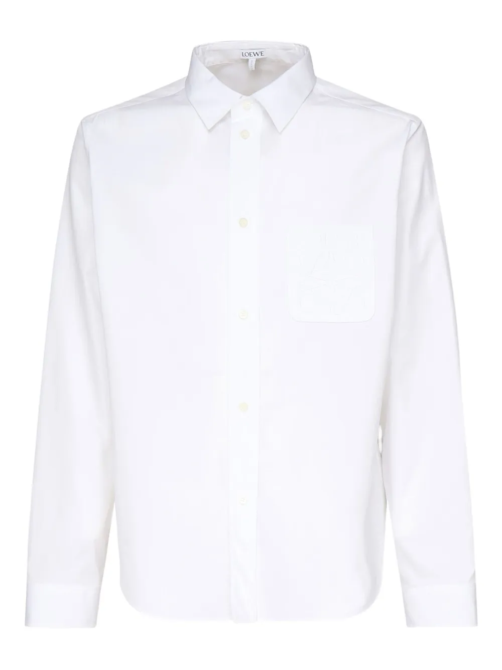 Рубашка с вышивкой LOEWE, белый 
Рубашка с вышивкой LOEWE, белый