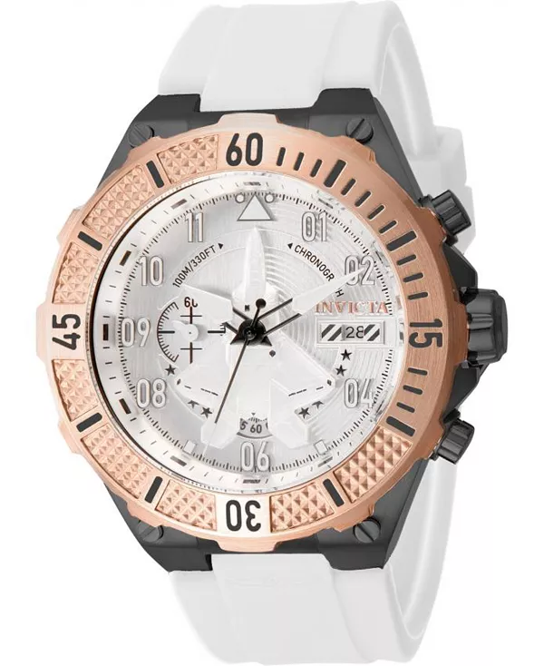 Мужские кварцевые многофункциональные часы-авиаторы 39894 с серебристым циферблатом Invicta, white
Мужские кварцевые многофункциональные часы-авиаторы 39894 с серебристым циферблатом Invicta, white