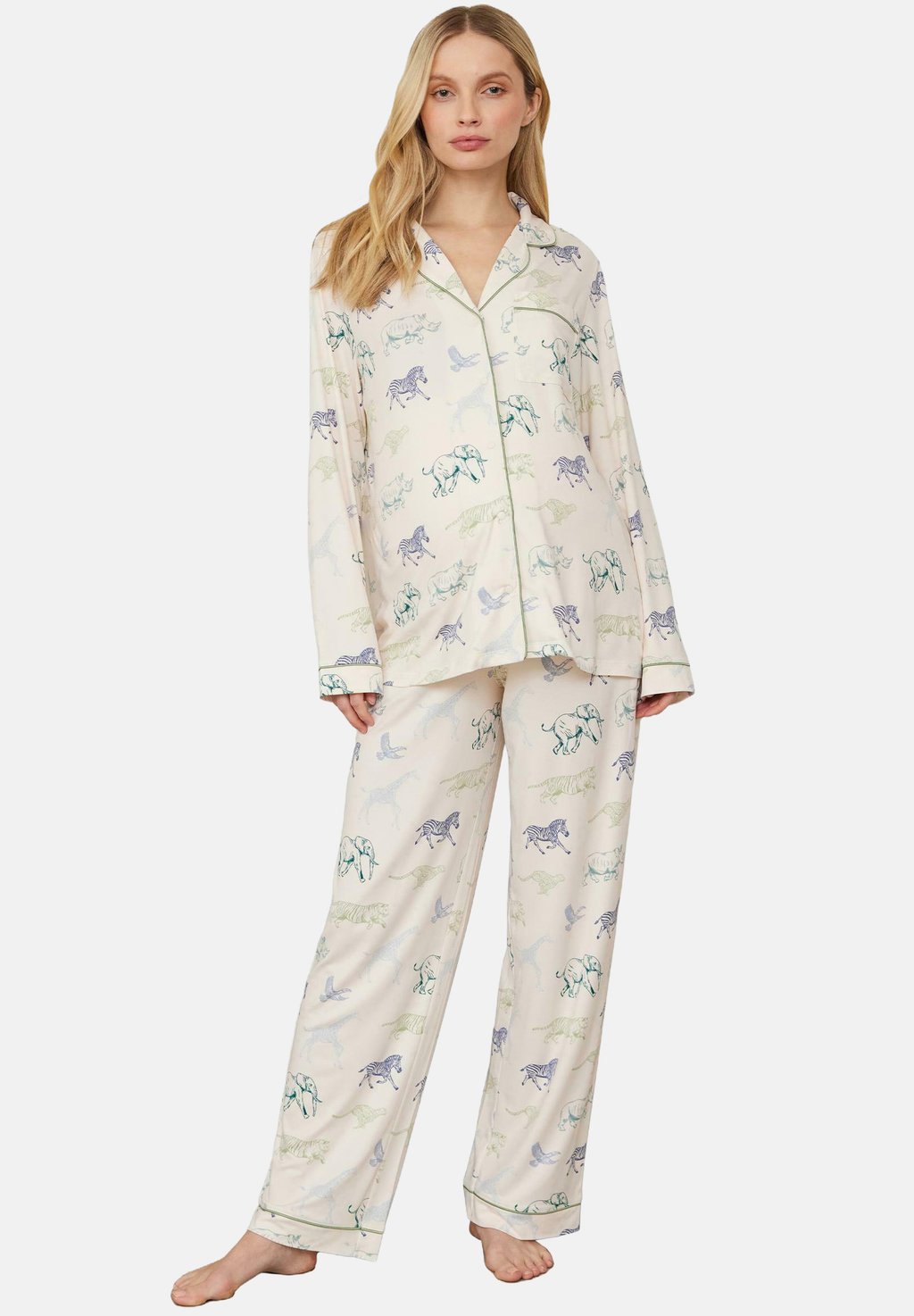 Пижама RACING ANIMALS PRINT SET - Pyjama set Chelsea Peers, кремовый
Пижама RACING ANIMALS PRINT SET - Pyjama set Chelsea Peers, кремовый