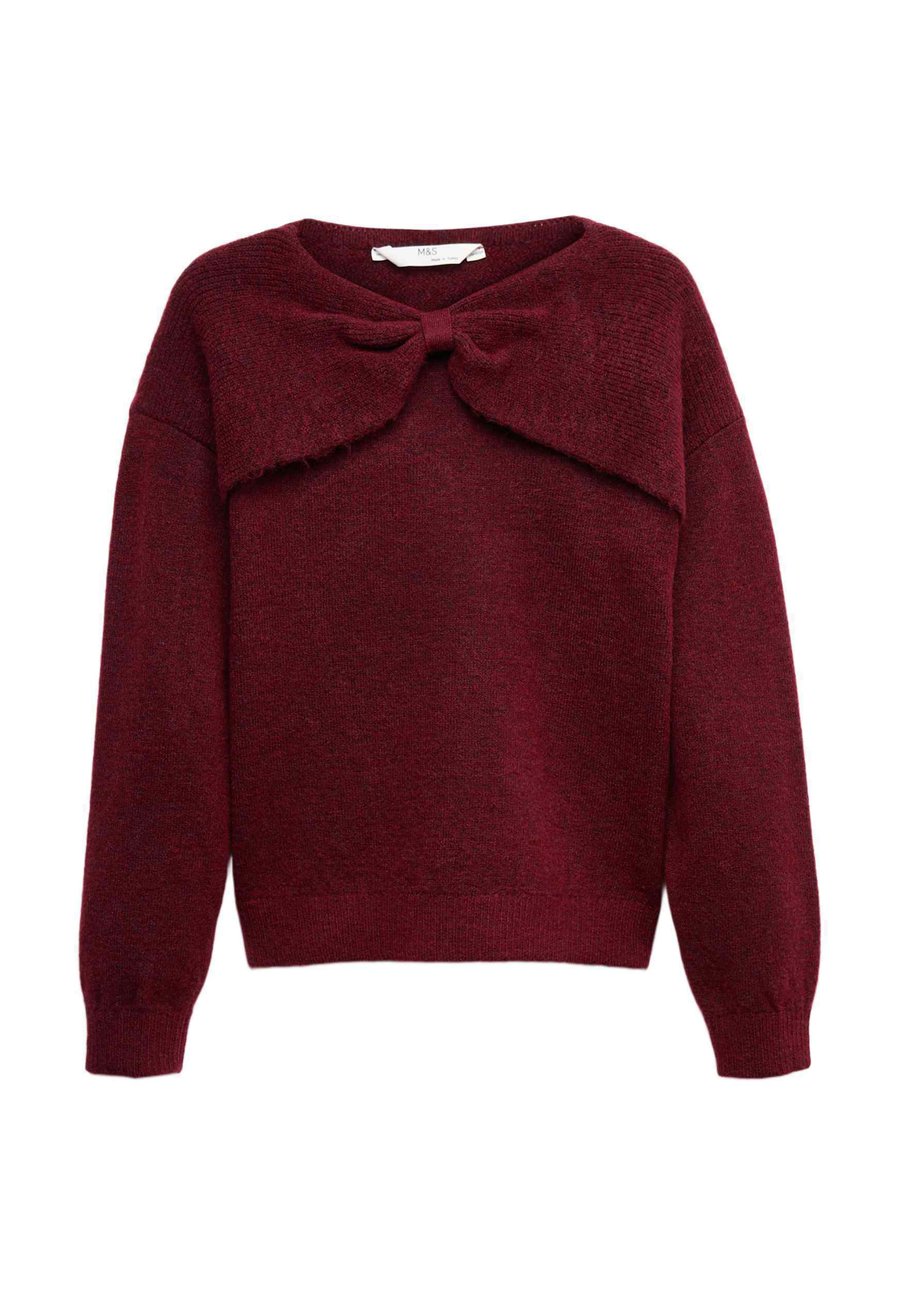 Джемпер Marks & Spencer BOW, Burgundy/Bordeaux
Джемпер Marks & Spencer BOW, Burgundy/Bordeaux