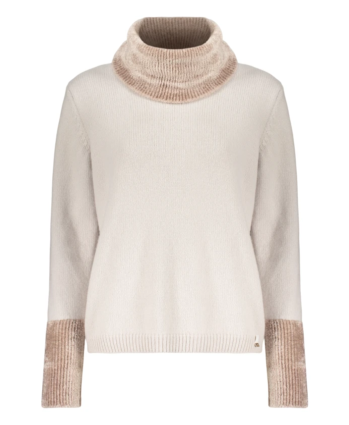 Свитер с высоким воротником Herno, бежевый
Свитер с высоким воротником Herno, бежевый