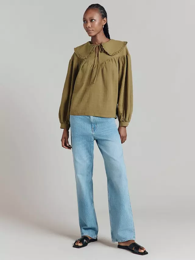 Рубашка Ghost Daisy Peter Pan Collar, оливковый
Рубашка Ghost Daisy Peter Pan Collar, оливковый