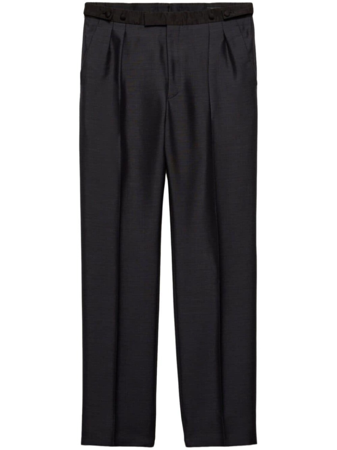 Брюки широкого кроя Prada, серый
Брюки широкого кроя Prada, серый