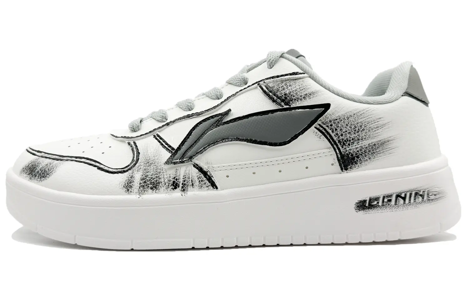 Лининг понтонные лодки нескользящие амортизирующие износостойкие низкие скейтбордские кроссовки мужские бело-серые
Лининг понтонные лодки нескользящие амортизирующие износостойкие низкие скейтбордские кроссовки мужские бело-серые