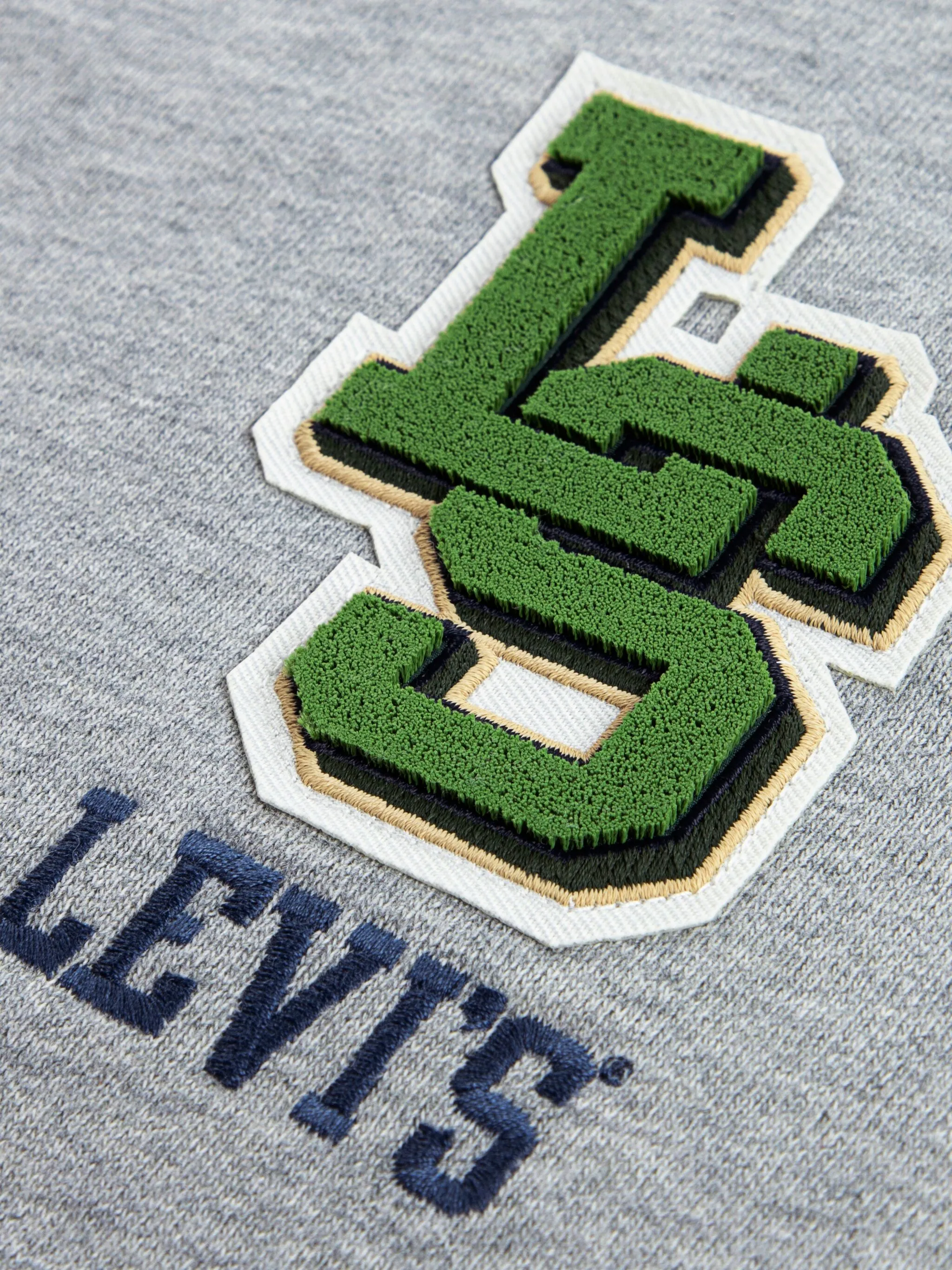 Хлопковая толстовка с аппликацией из логотипа Levi'S Kids, серый
Хлопковая толстовка с аппликацией из логотипа Levi'S Kids, серый