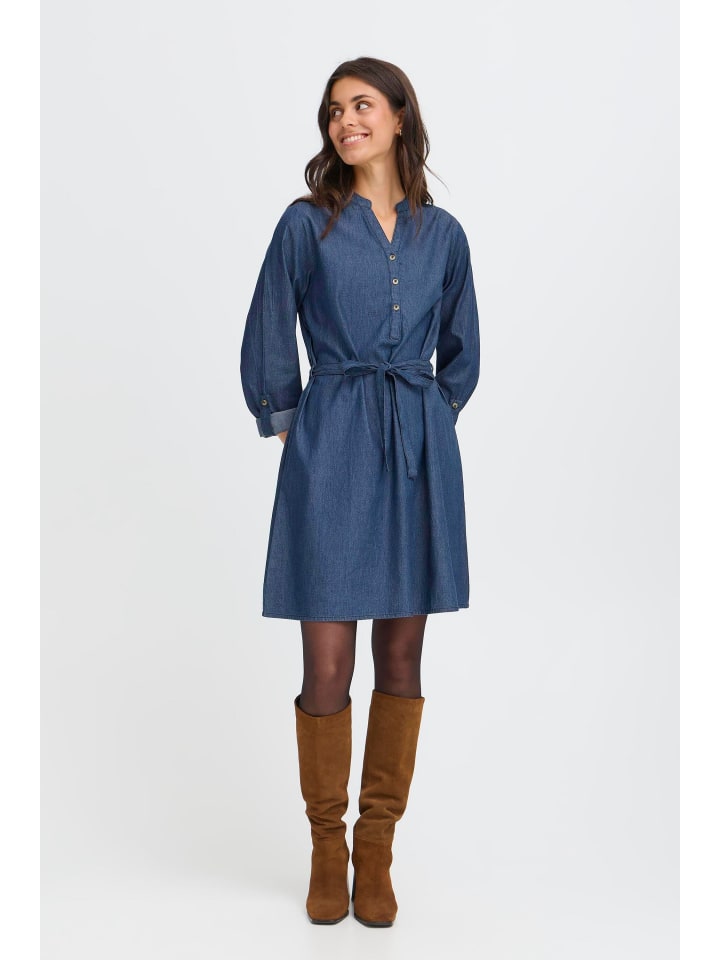 Fransa Платье FRVILDA, стандартный крой, из необработанного синего денима
Fransa Платье FRVILDA, стандартный крой, из необработанного синего денима