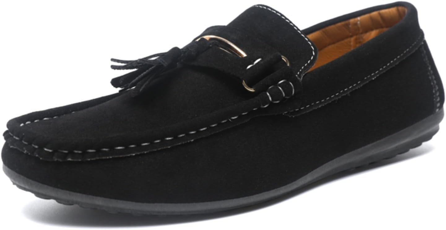 Мужские удобные элегантные лоферы на плоской подошве из замши с кисточками, нескользящие и офисные лоферы Generic, черный
Мужские удобные элегантные лоферы на плоской подошве из замши с кисточками, нескользящие и офисные лоферы Generic, черный