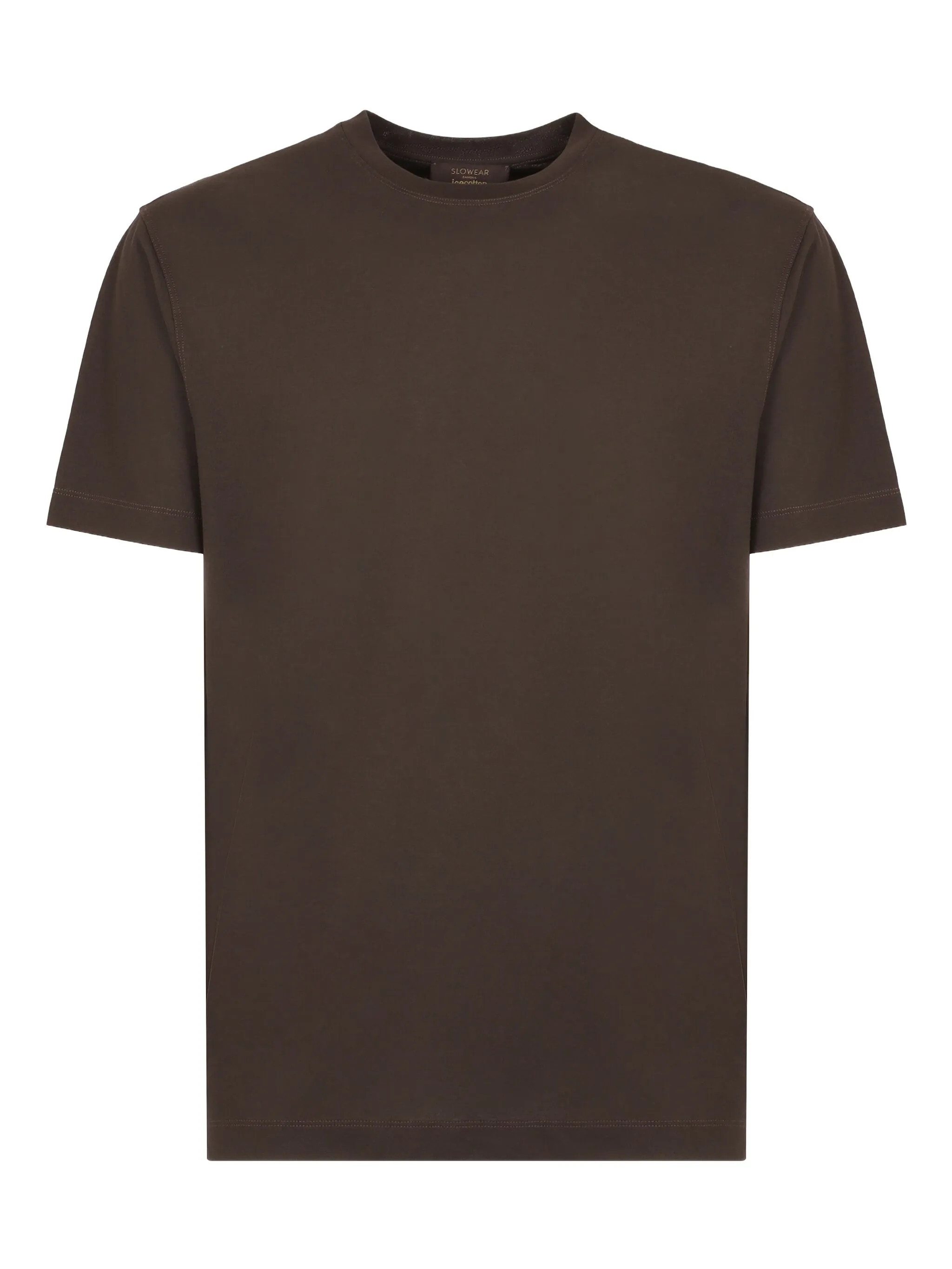Футболка с круглым вырезом Slowear, коричневый
Футболка с круглым вырезом Slowear, коричневый