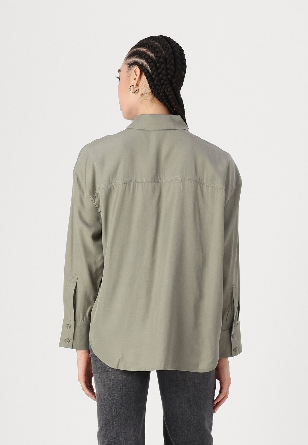 Блузка на пуговицах CHUNKY Gina Tricot, серый
Блузка на пуговицах CHUNKY Gina Tricot, серый