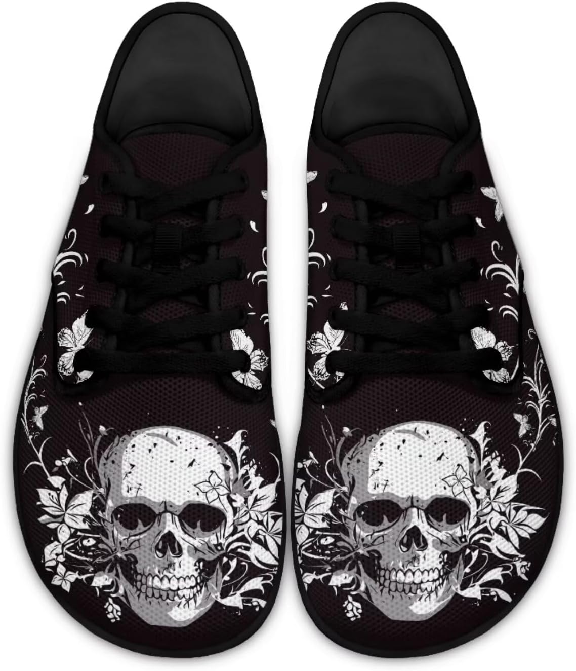 Кроссовки с широким носком в виде черепа для мужчин и женщин, минималистичные, дышащие, для бега по тропинкам и ходьбы Pointodoor, Skull Butterfly Print
Кроссовки с широким носком в виде черепа для мужчин и женщин, минималистичные, дышащие, для бега по тропинкам и ходьбы Pointodoor, Skull Butterfly Print