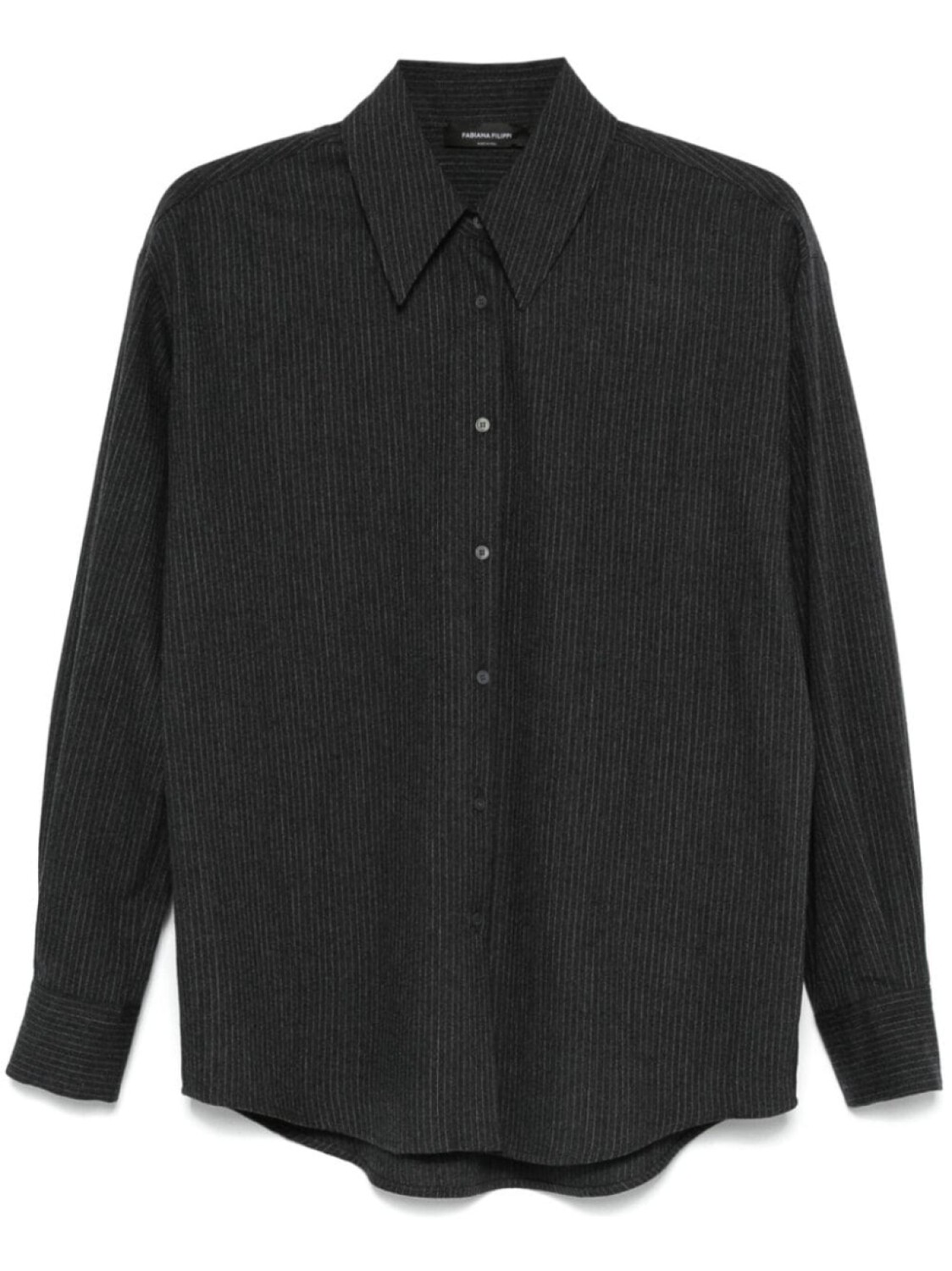 Fabiana Filippi фланелевая рубашка в тонкую полоску, серый
Fabiana Filippi фланелевая рубашка в тонкую полоску, серый