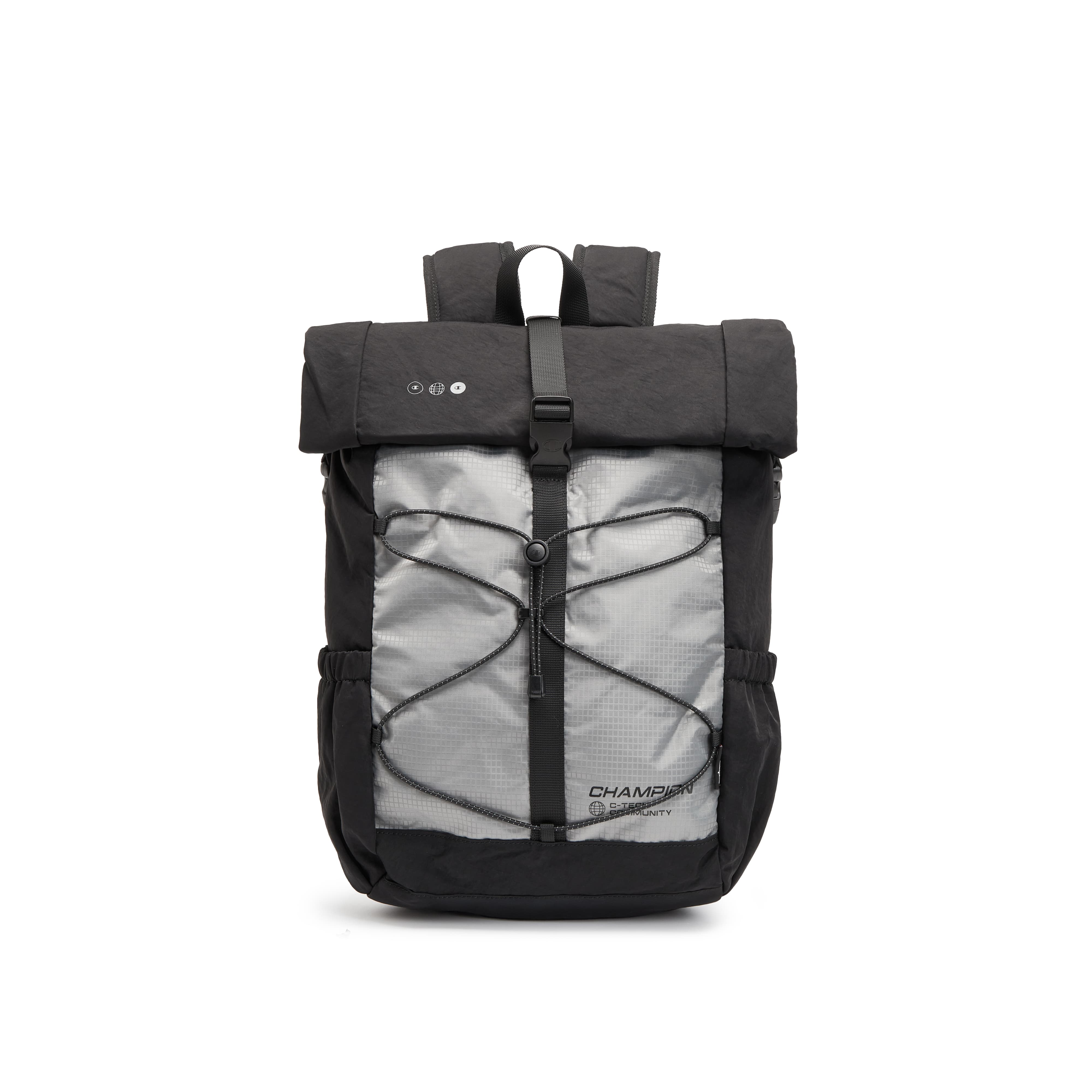 Champion Тканевый рюкзак унисекс светлый бежевый молочно-белый дымчато-серый черный металлический серый, Black/Alloy Gray 
Champion Тканевый рюкзак унисекс светлый бежевый молочно-белый дымчато-серый черный металлический серый, Black/Alloy Gray