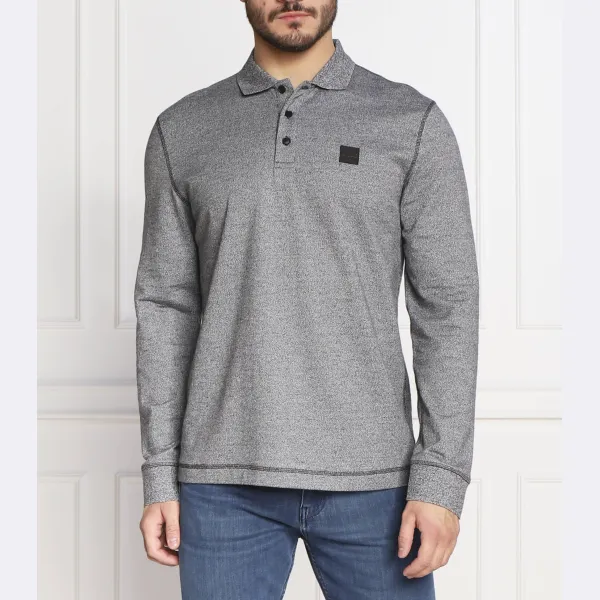 Рубашка поло стандартного кроя из персикового цвета Boss, черный
Рубашка поло стандартного кроя из персикового цвета Boss, черный