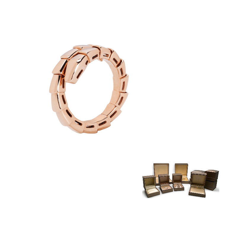 BVLGARI Серпенти Вайпер кольцо из розового золота 18 карат унисекс
BVLGARI Серпенти Вайпер кольцо из розового золота 18 карат унисекс