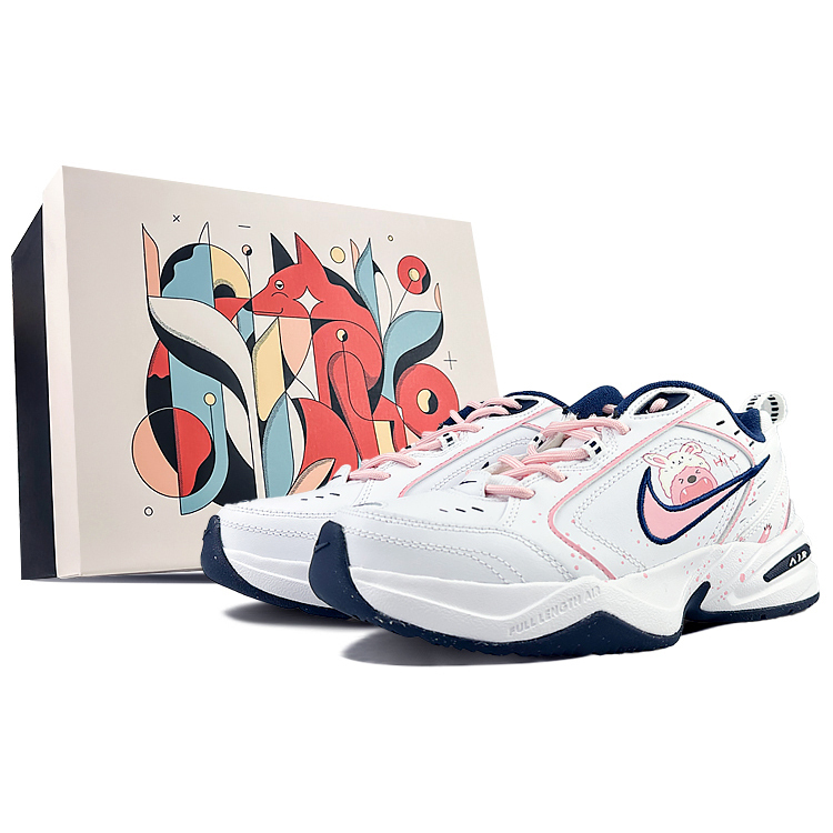 Nike Эйр Монарх 4 противоскользящие и износостойкие утолщенные кроссовки на низком ходу с эффектом увеличения роста унисекс бело-розовые, цвет White Pink
Nike Эйр Монарх 4 противоскользящие и износостойкие утолщенные кроссовки на низком ходу с эффектом увеличения роста унисекс бело-розовые, цвет White Pink