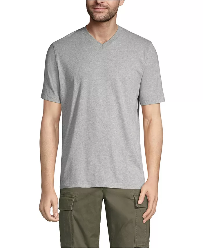 Мужская футболка с V-образным вырезом Super-T Lands' End, серый
Мужская футболка с V-образным вырезом Super-T Lands' End, серый