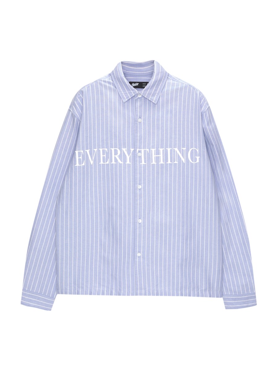 Рубашка обычного кроя на пуговицах Pull&Bear, небесно-синий 
Рубашка обычного кроя на пуговицах Pull&Bear, небесно-синий