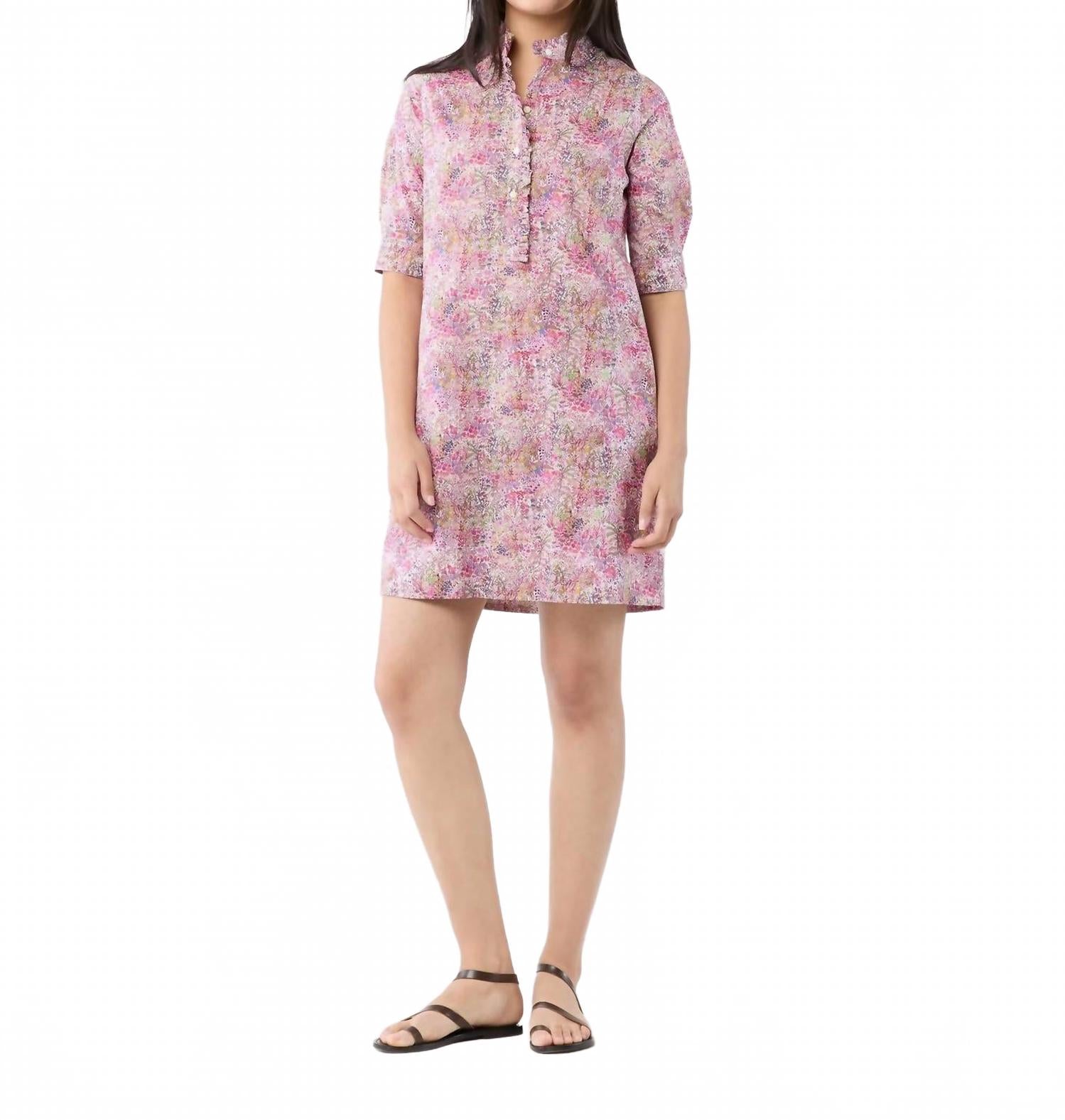 Платье с рукавами до локтя и оборками в цвете орхидей Ann Mashburn, Orchid Fields
Платье с рукавами до локтя и оборками в цвете орхидей Ann Mashburn, Orchid Fields