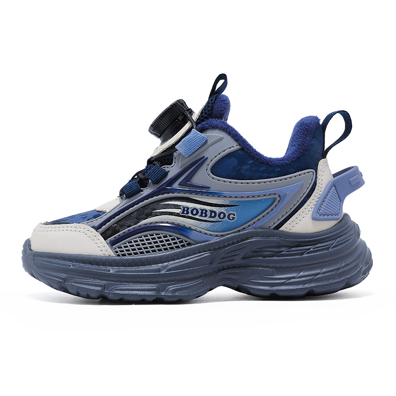Легкие, амортизирующие, теплые, низкие детские кроссовки для повседневной носки BOBDOG, темно-синий/бежевый 
Легкие, амортизирующие, теплые, низкие детские кроссовки для повседневной носки BOBDOG, темно-синий/бежевый