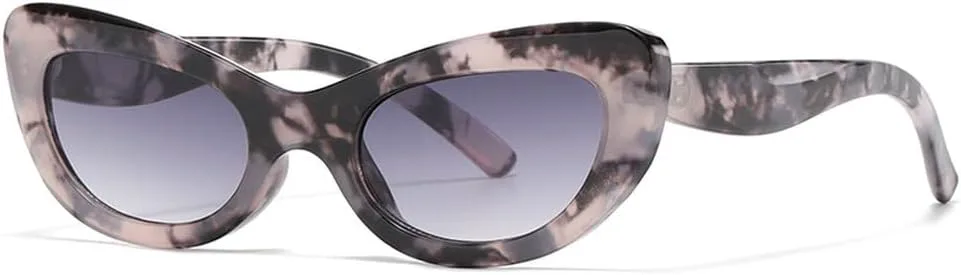 Маленькие солнцезащитные очки «кошачий глаз» для женщин, винтажные солнцезащитные очки для женщин, очки с защитой от УФ-излучения UV400 MTZJH, Flowergray
Маленькие солнцезащитные очки «кошачий глаз» для женщин, винтажные солнцезащитные очки для женщин, очки с защитой от УФ-излучения UV400 MTZJH, Flowergray