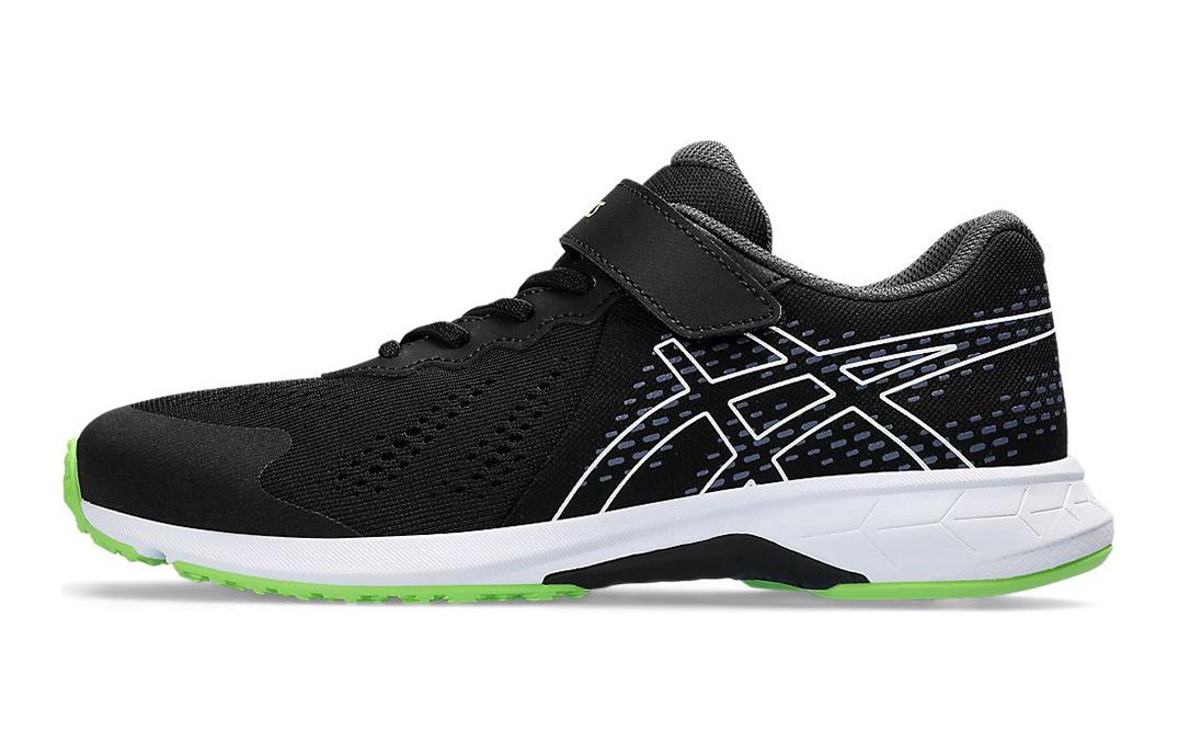 Lazerbeam RI-MG GS 'Black White Volt' Asics, черно-зеленая 
Lazerbeam RI-MG GS 'Black White Volt' Asics, черно-зеленая