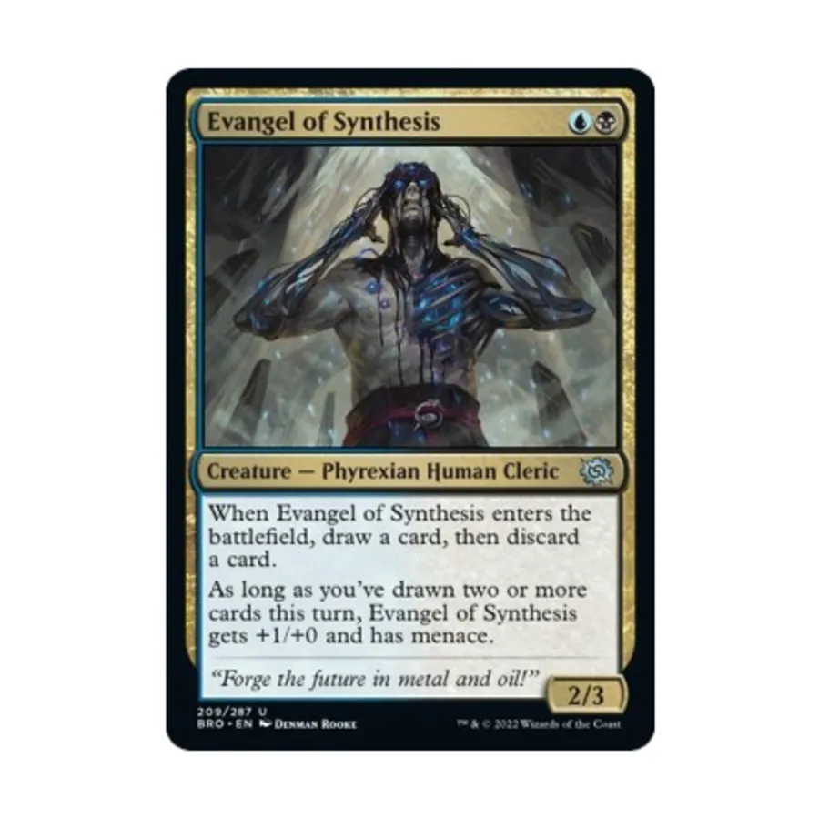 CCG Евангелие синтеза (U), MTG - The Brothers War
CCG Евангелие синтеза (U), MTG - The Brothers War