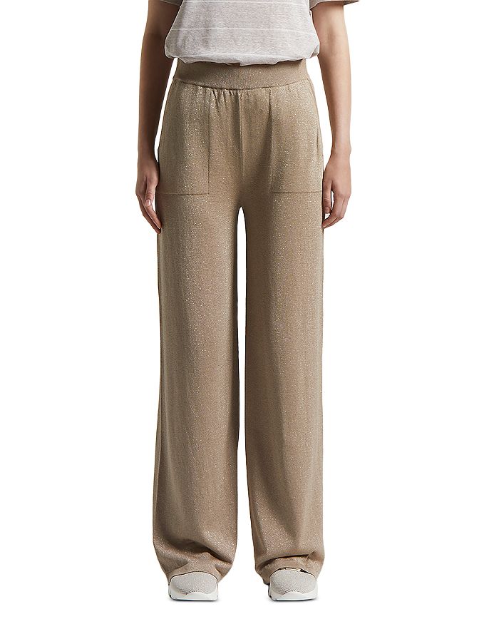 Трикотажные брюки-палаццо Peserico, коричневый
Трикотажные брюки-палаццо Peserico, коричневый