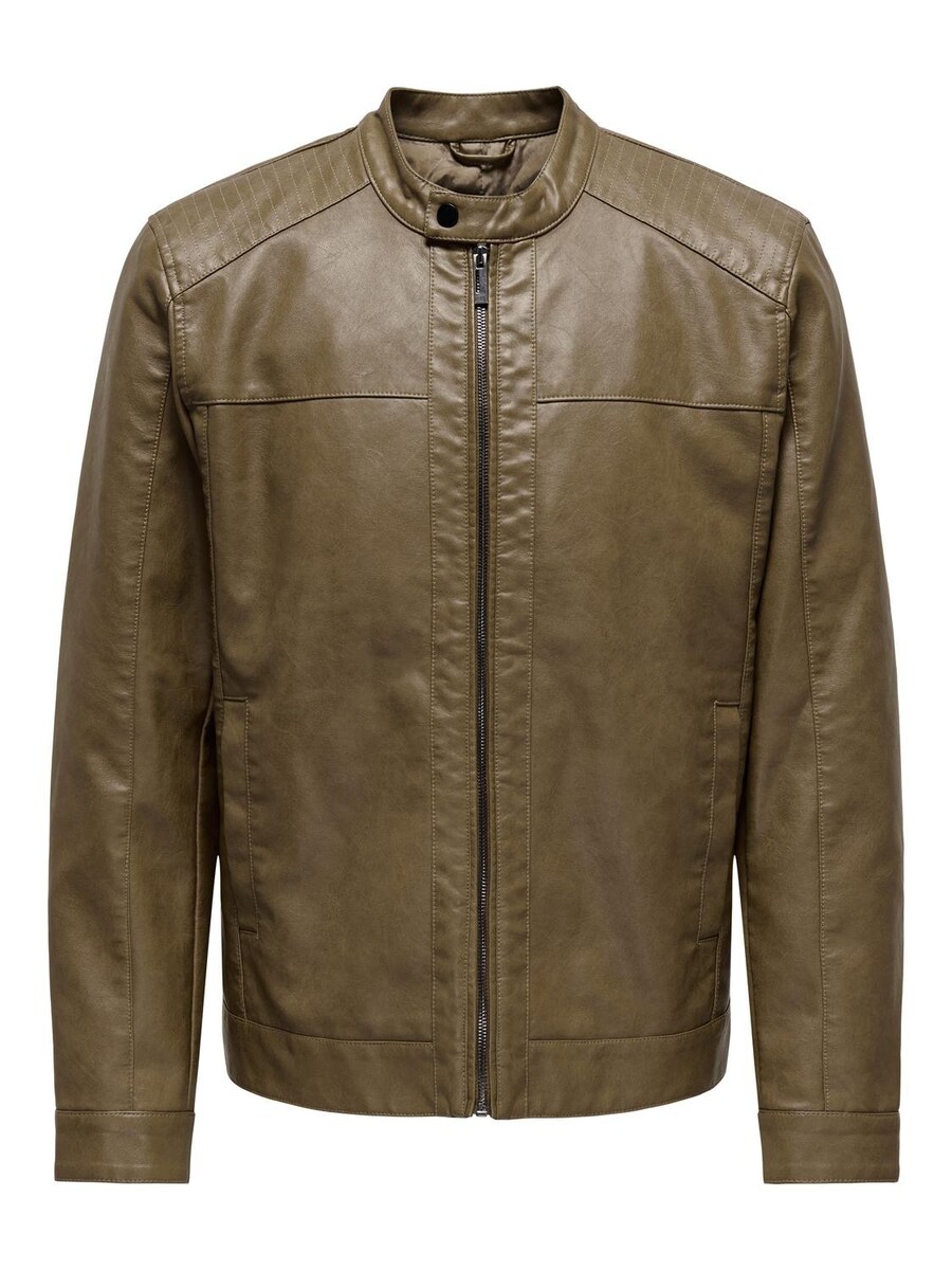 Кожаная куртка Only & Sons Regular fit Between-Season Jacket Onsmike, коричневый
Кожаная куртка Only & Sons Regular fit Between-Season Jacket Onsmike, коричневый