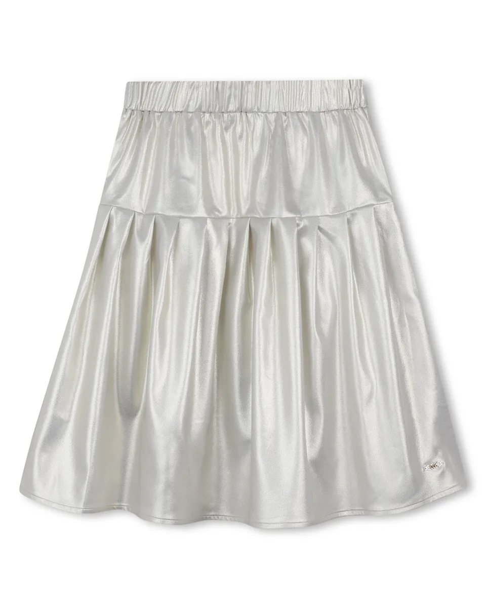 Детская юбка однотонного золотого цвета Michael Kors
Детская юбка однотонного золотого цвета Michael Kors