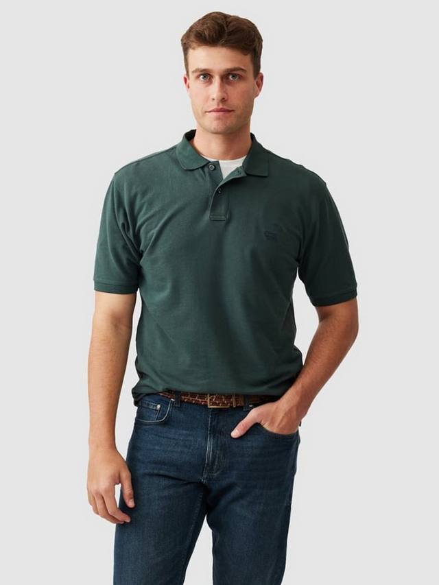 Оригинальная прямая хлопковая поло с короткими рукавами от Gunn Rodd & Gunn, Vine
Оригинальная прямая хлопковая поло с короткими рукавами от Gunn Rodd & Gunn, Vine