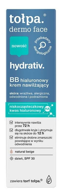 Tołpa Dermo Face Hydrativ BB SPF30 ВВ крем для лица, 40 ml
Tołpa Dermo Face Hydrativ BB SPF30 ВВ крем для лица, 40 ml
