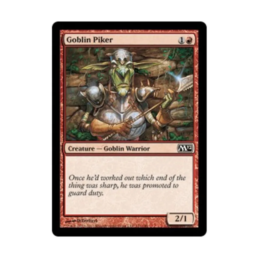 CCG Гоблин Пикер (К), MTG - Magic 2012
CCG Гоблин Пикер (К), MTG - Magic 2012