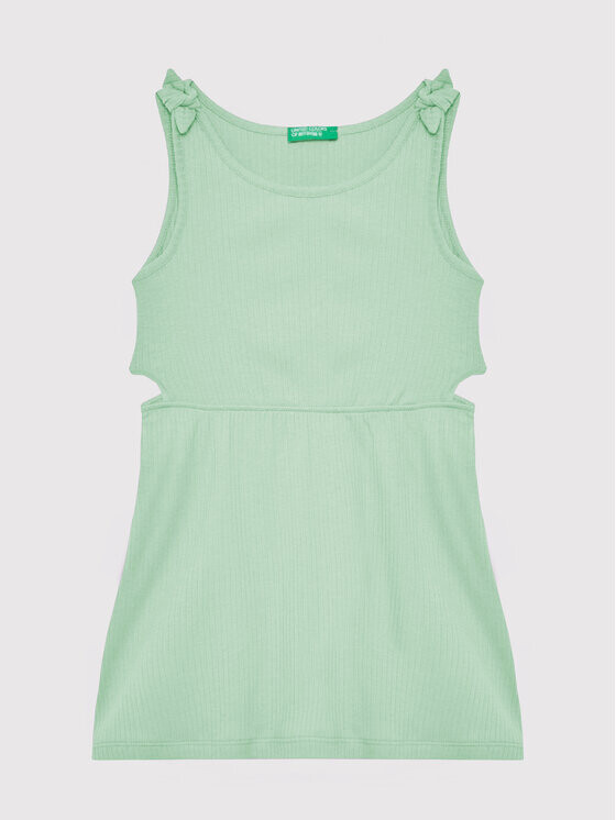 Летнее платье стандартного кроя United Colors Of Benetton, зеленый
Летнее платье стандартного кроя United Colors Of Benetton, зеленый