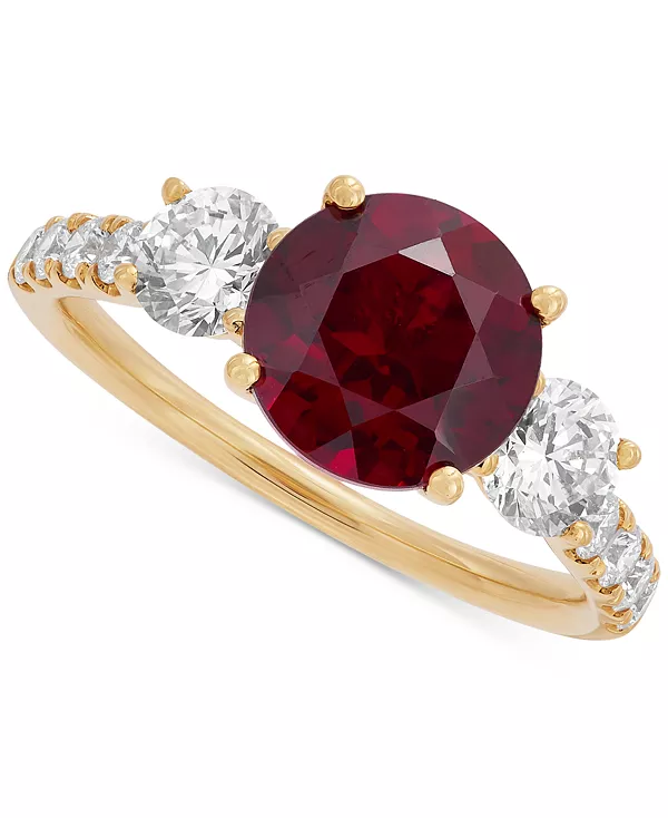 Кольцо с выращенным в лаборатории рубином (3 карата) и выращенным в лаборатории бриллиантом (1 карат) из 14-каратного золота (также с выращенным в лаборатории изумрудом и выращенным в лаборатории сапфиром) Grown With Love, ruby
Кольцо с выращенным в лаборатории рубином (3 карата) и выращенным в лаборатории бриллиантом (1 карат) из 14-каратного золота (также с выращенным в лаборатории изумрудом и выращенным в лаборатории сапфиром) Grown With Love, ruby