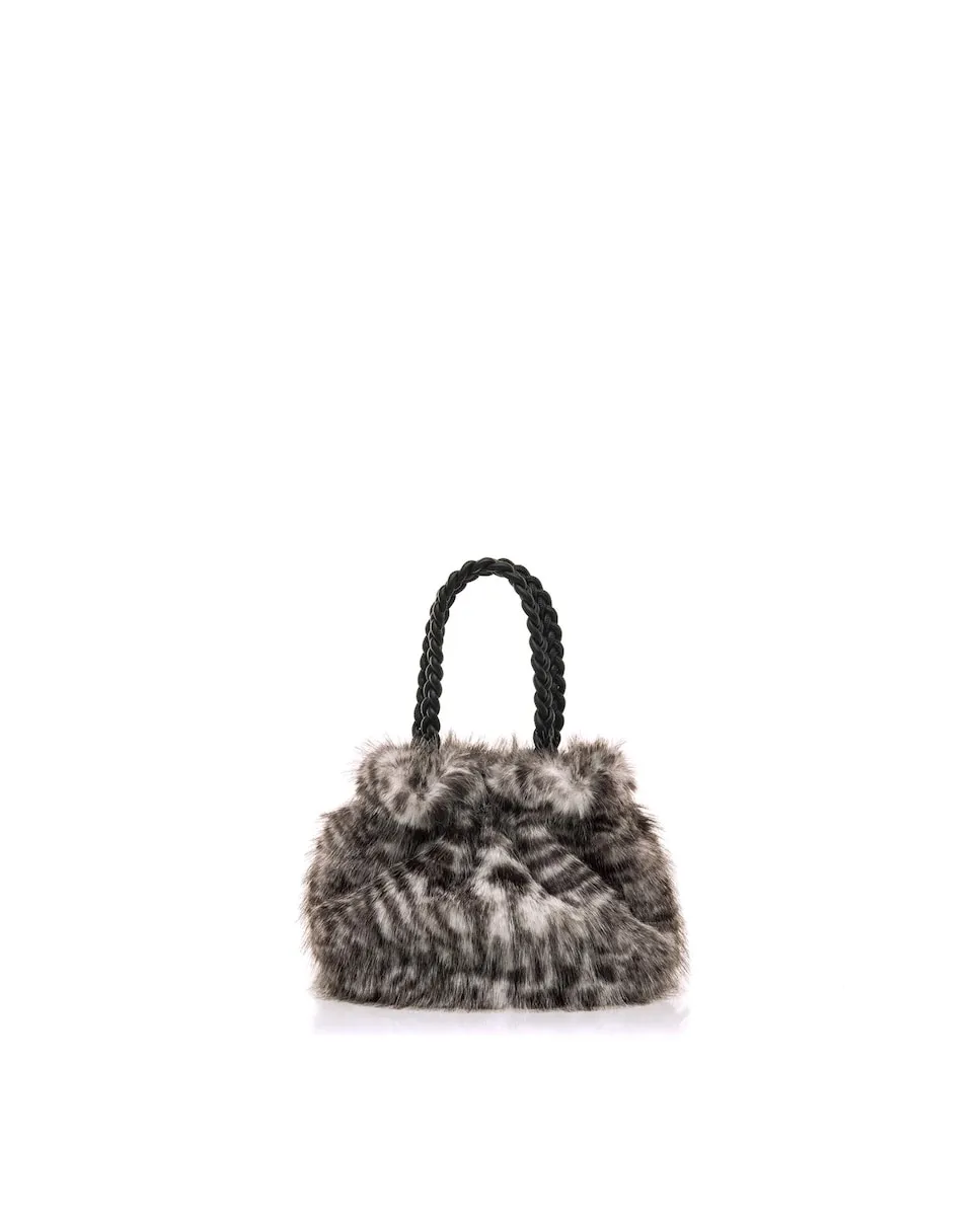 Женская сумка через плечо с мехом Mariamare, серый
Женская сумка через плечо с мехом Mariamare, серый