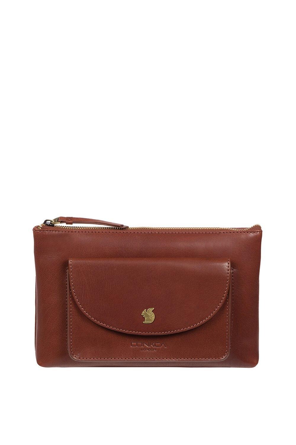Кожаный клатч 'Treasure' Conkca London, коричневый
Кожаный клатч 'Treasure' Conkca London, коричневый