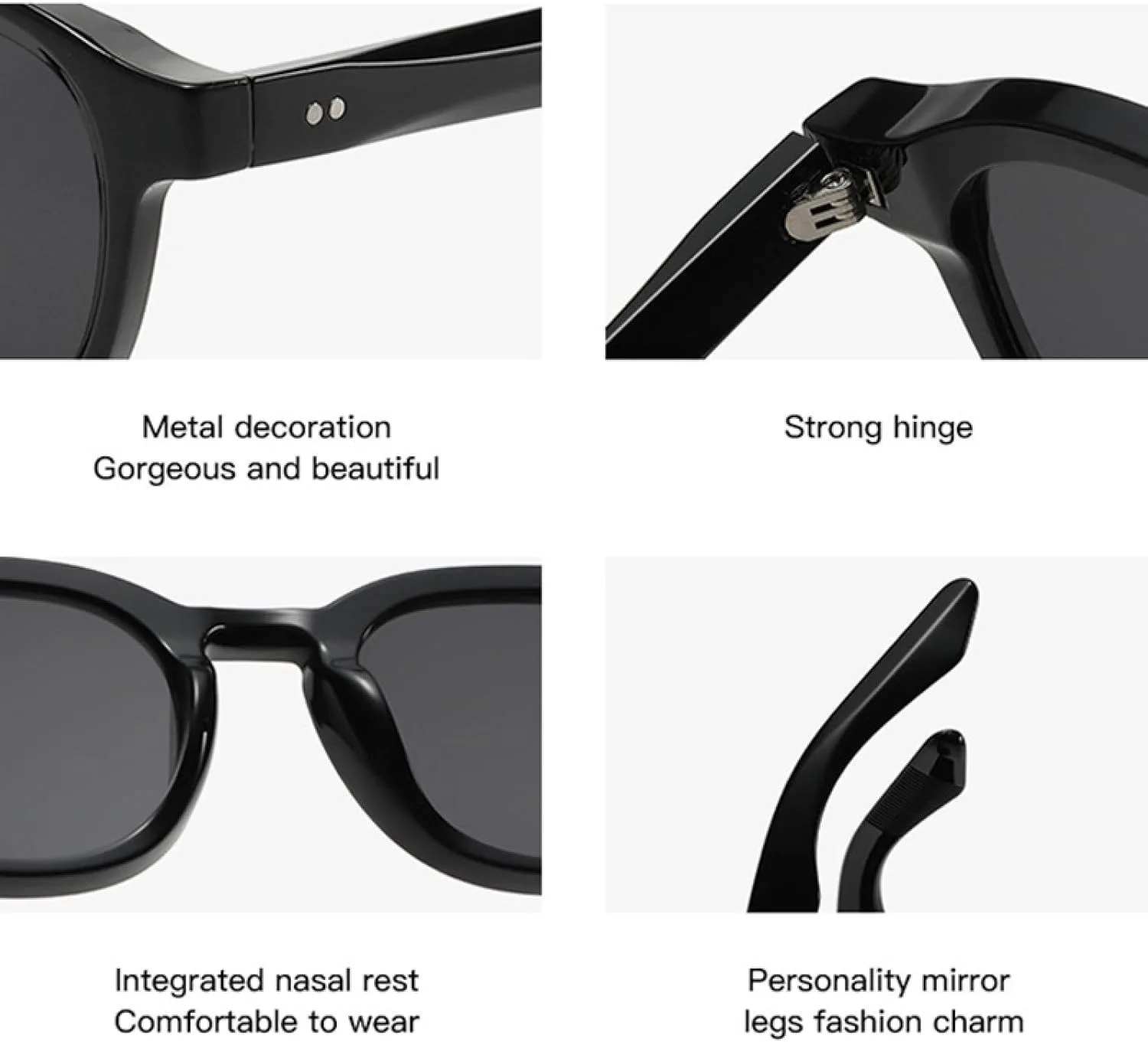 Овальные солнцезащитные очки для женщин в стиле ретро с заклепками, прозрачные с градиентом, защита от УФ-излучения UV400 для мужчин HHZZYVY, Gray Stripes Gray
Овальные солнцезащитные очки для женщин в стиле ретро с заклепками, прозрачные с градиентом, защита от УФ-излучения UV400 для мужчин HHZZYVY, Gray Stripes Gray